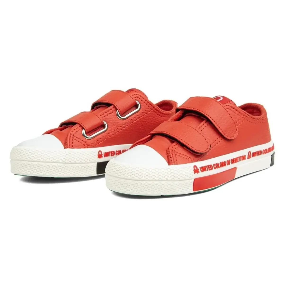 Benetton Ayakkabı Spor Suni Deri Kırmızı