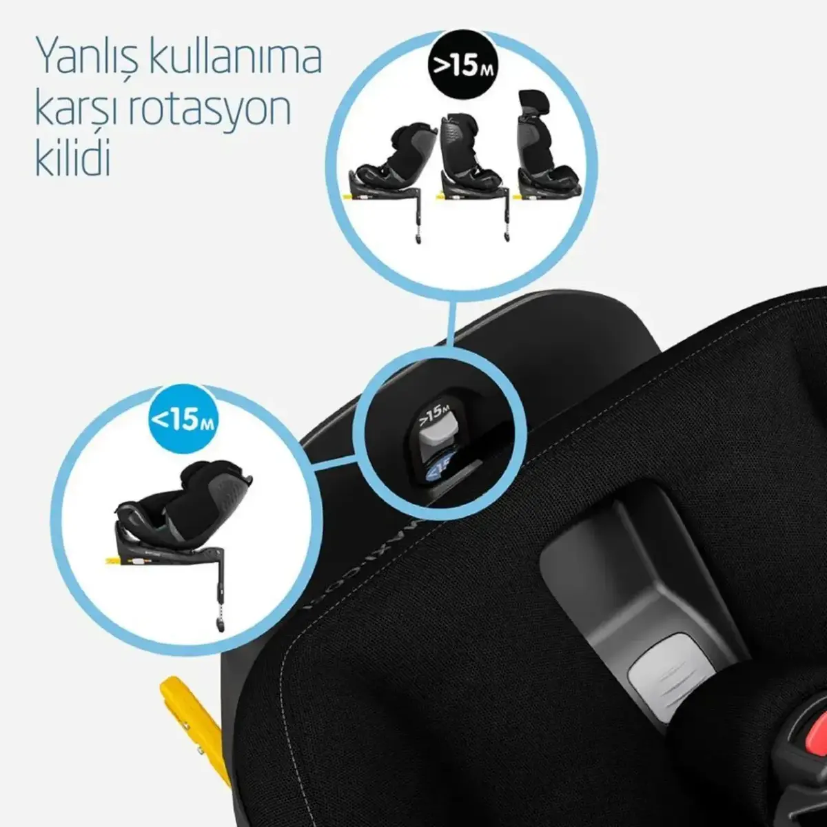 Maxi-Cosi Emerald 360 Pro Slidetech Oto Koltuğu 0-36 Kg Authentic Black