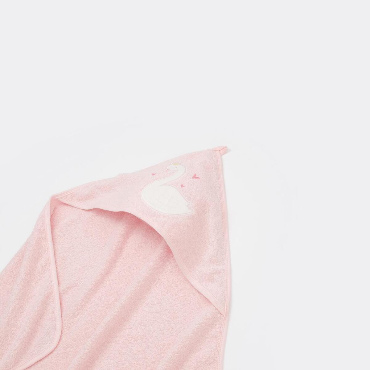 Bibaby Havlu Swan Pembe