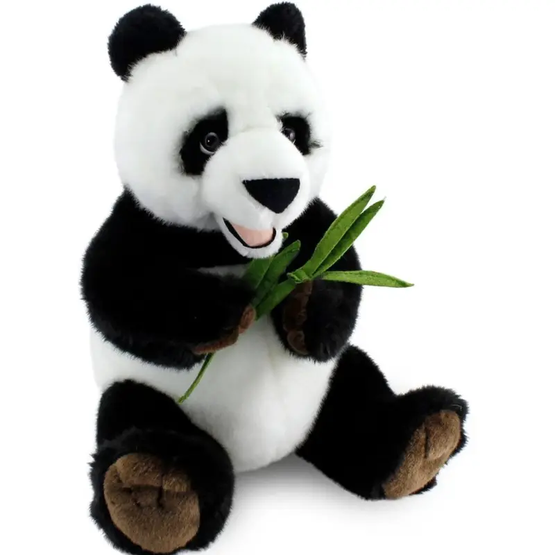 Oturan Bambulu Panda Peluş 30 Cm
