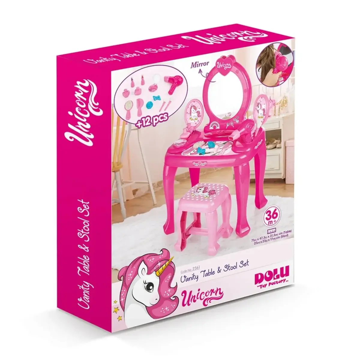 Dolu Unicorn Makyaj Seti