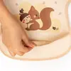 Sevi Bebe Cırtlı Muşamba Önlük Sincap