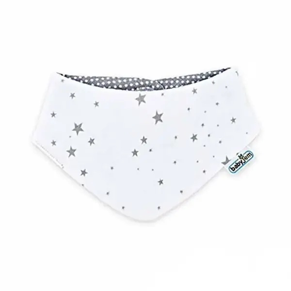 Babyjem Çift Taraflı Kullanılabilir Yenidoğan Fular Önlük Gri