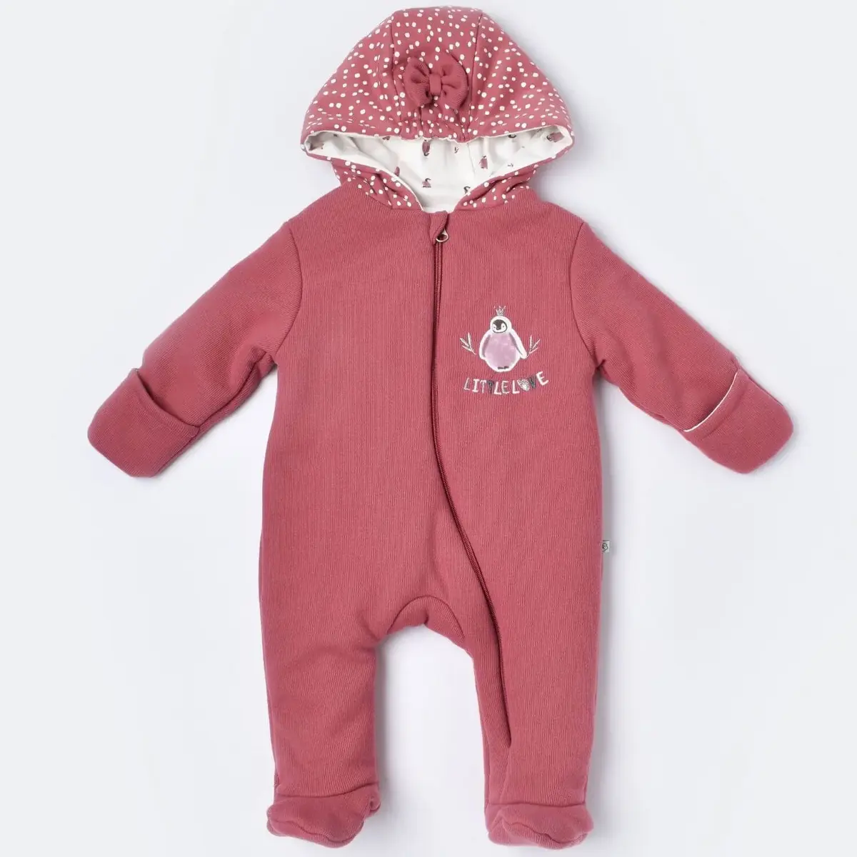 Bibaby Organik Tulum Elyaflı Little Love Rose Dry