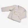 Bibaby Organik Zıbın Takımı Curly Sheep Prematüre Bej