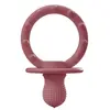 Oioi Gummy Silikon Diş Kaşıyıcı 3+ Ay Velvet Rose