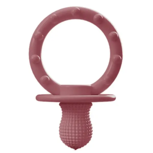 Oioi Gummy Silikon Diş Kaşıyıcı 3+ Ay Velvet Rose