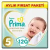 Prima Premium Care Bebek Bezi 5 Beden Junior 120li Aylık Fırsat Paketi