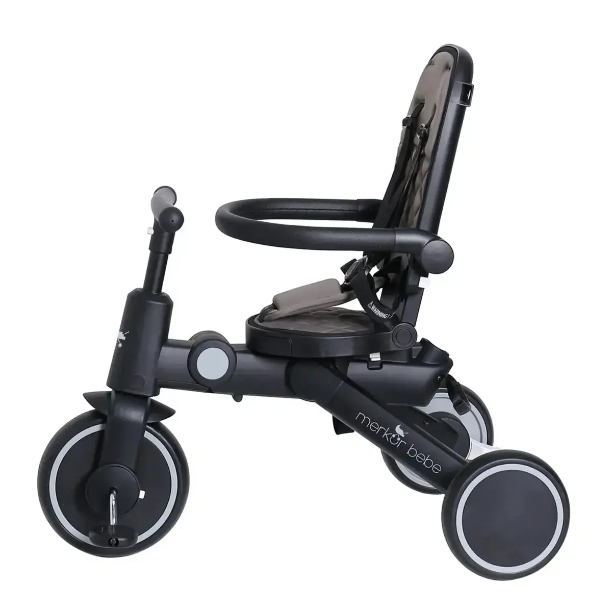 Merkür Bebe 9in1 Hawk Üç Tekerlekli Bebek ve Çocuk Bisikleti Yeşil