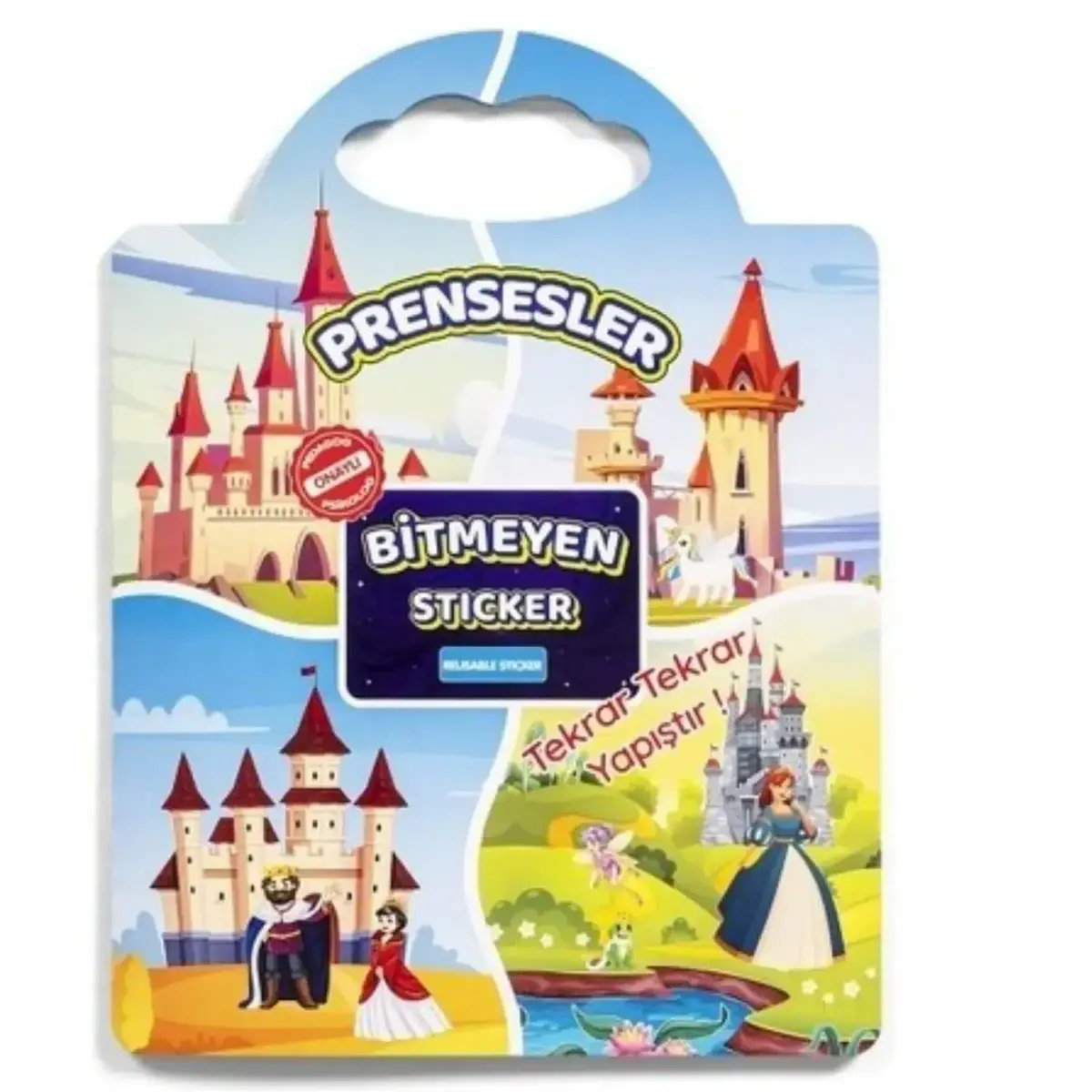 Bitmeyen Sticker Kitabım Prensesler