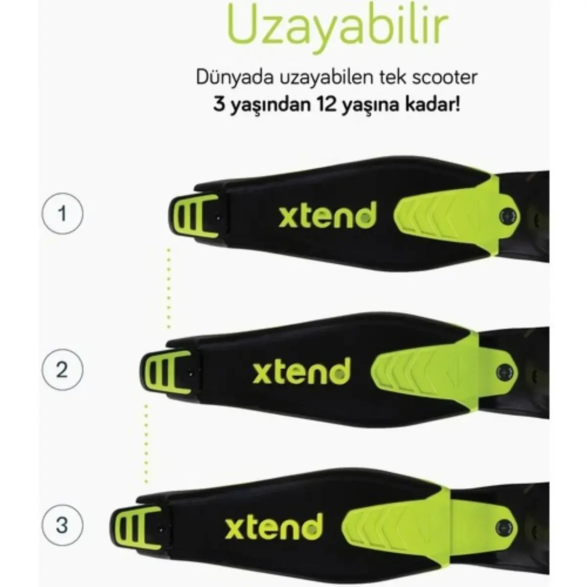 SmarTrike Xtend 3 Aşamalı Büyüyebilen Çocuk Scooterı - Blue