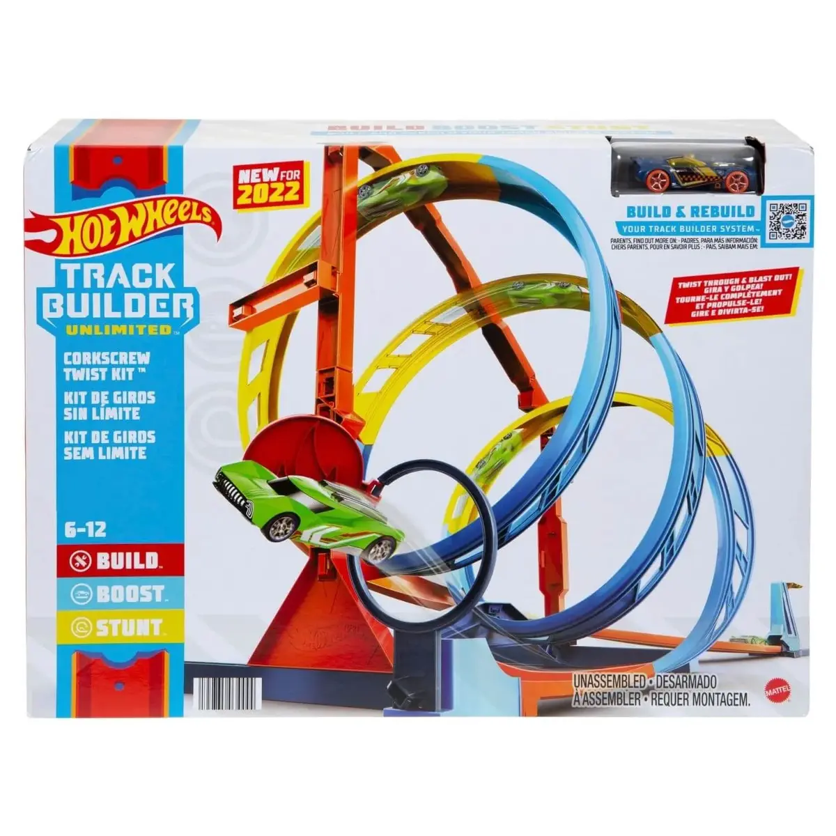 Hot Wheels Track Builder  Spiral Dönüşlü Pist Seti