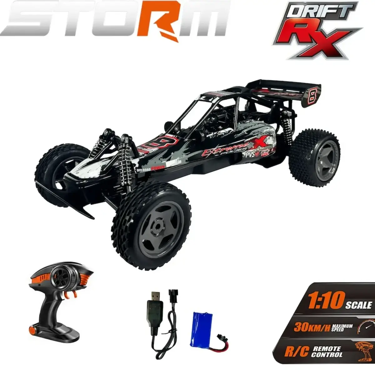 Vardem Uzaktan Kumandalı Full Fonksiyon Şarjlı Hızlı Storm Gösteri Arabası 2.4 Ghz 1:10