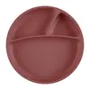 OiOi Porsiyon Vakumlu Mama Tabağı Velvet Rose