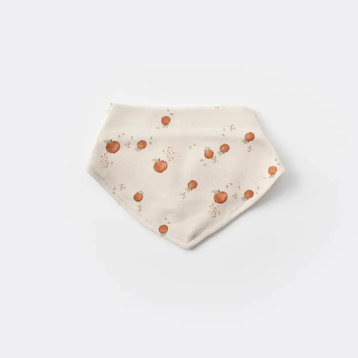 Bibaby Organik Fular Önlük 2li Summer Fruit Light Cream
