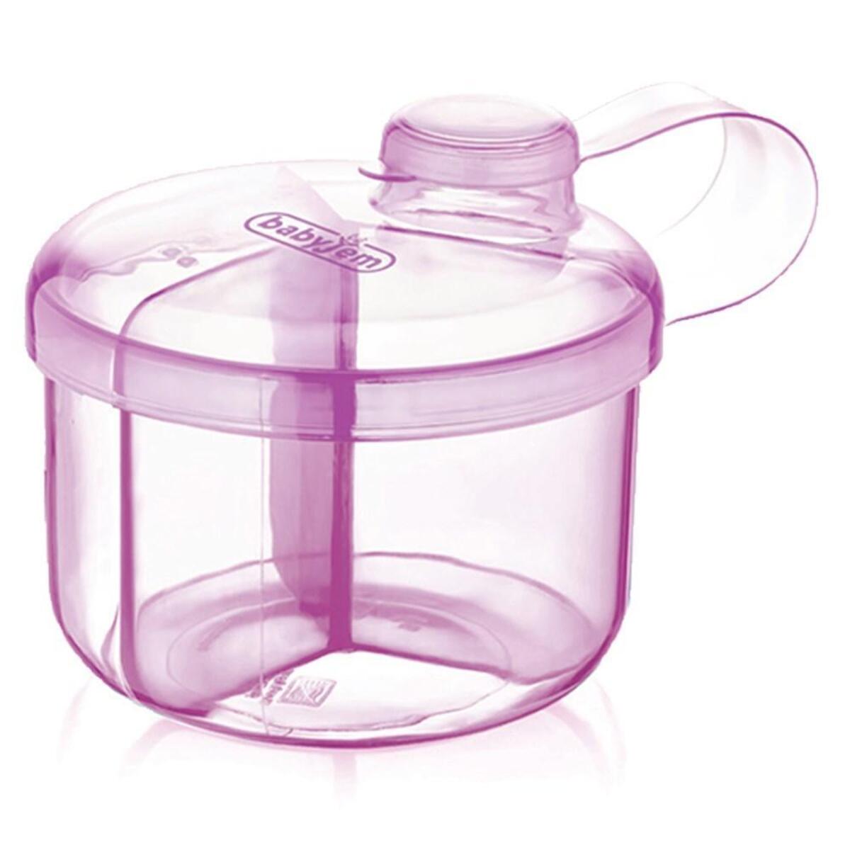 Babyjem Toz Mama Saklama Kabı Pembe