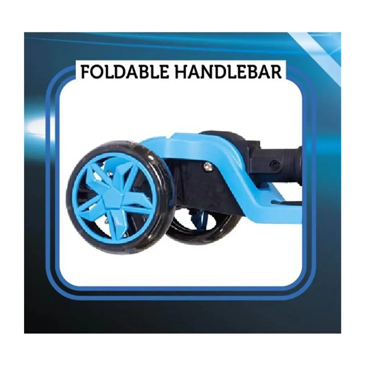 Cool Wheels Tulpar Işıklı Katlanır Scooter Mavi