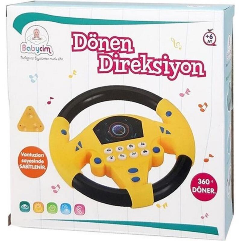 Babycim Direksiyon 8 Farklı Araç Sesi