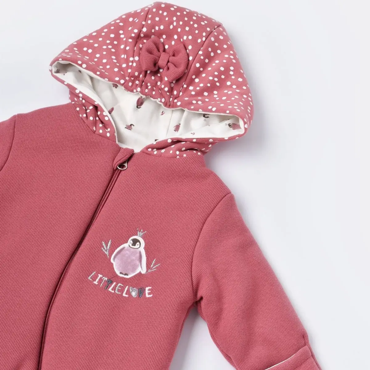Bibaby Organik Tulum Elyaflı Little Love Rose Dry