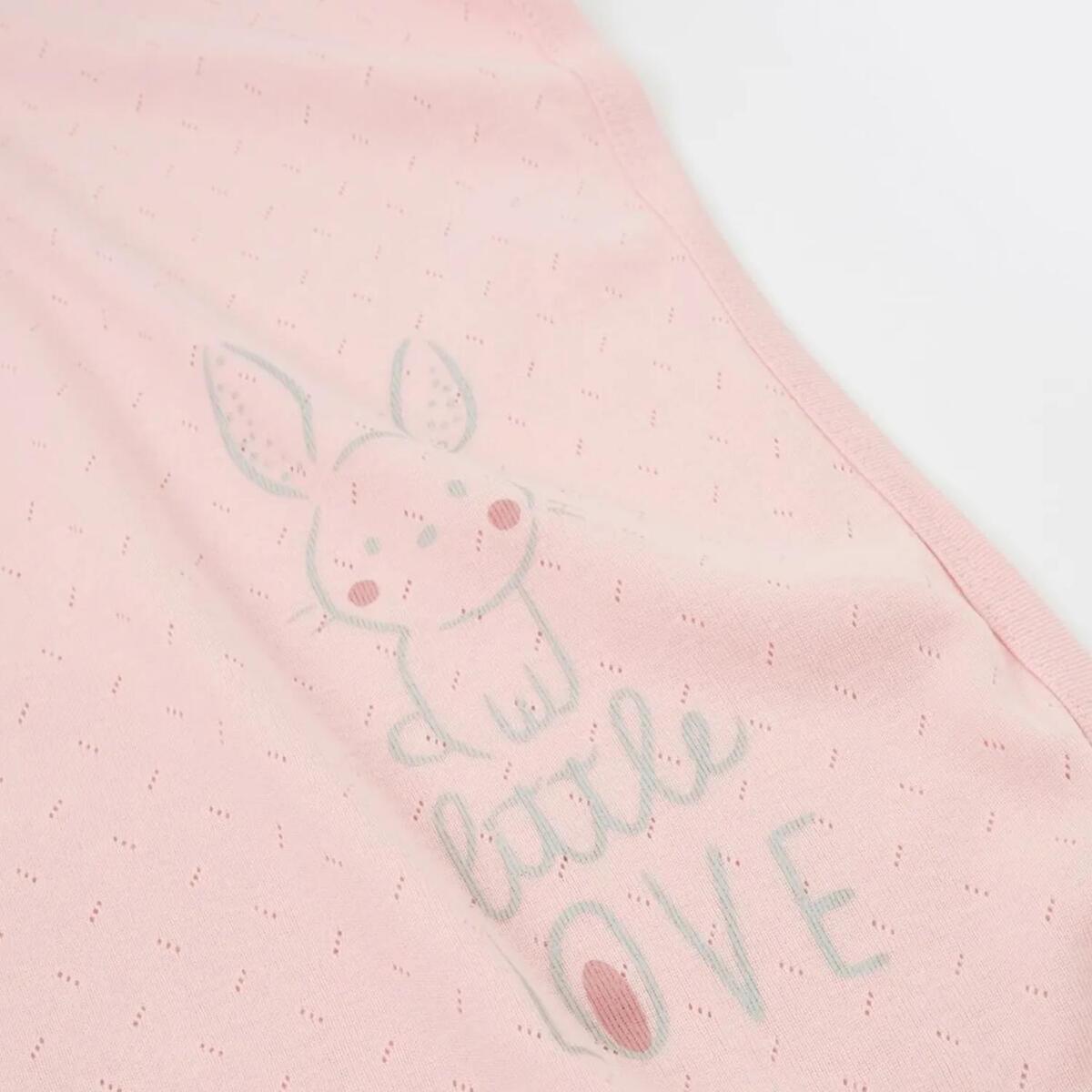 Bibaby Battaniye Little Rabbit Love Pembe