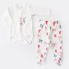 Bibaby Organik Zıbın Takımı Wild Flowers Coral