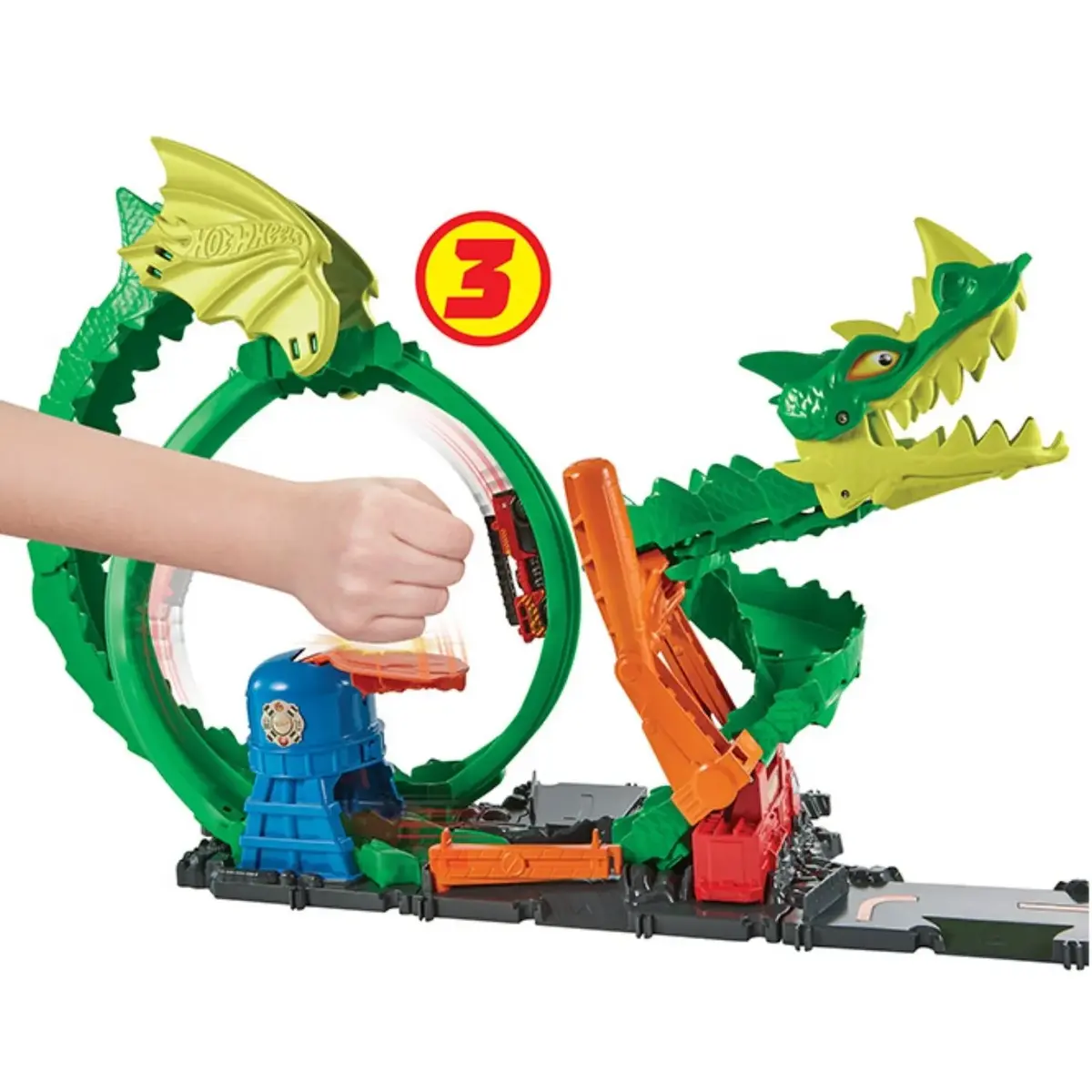 Hot Wheels Ejderha ile Müdacele Pisti