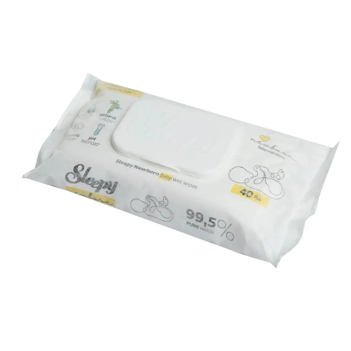 Sleepy Yenidoğan Islak Mendil 12x40lı