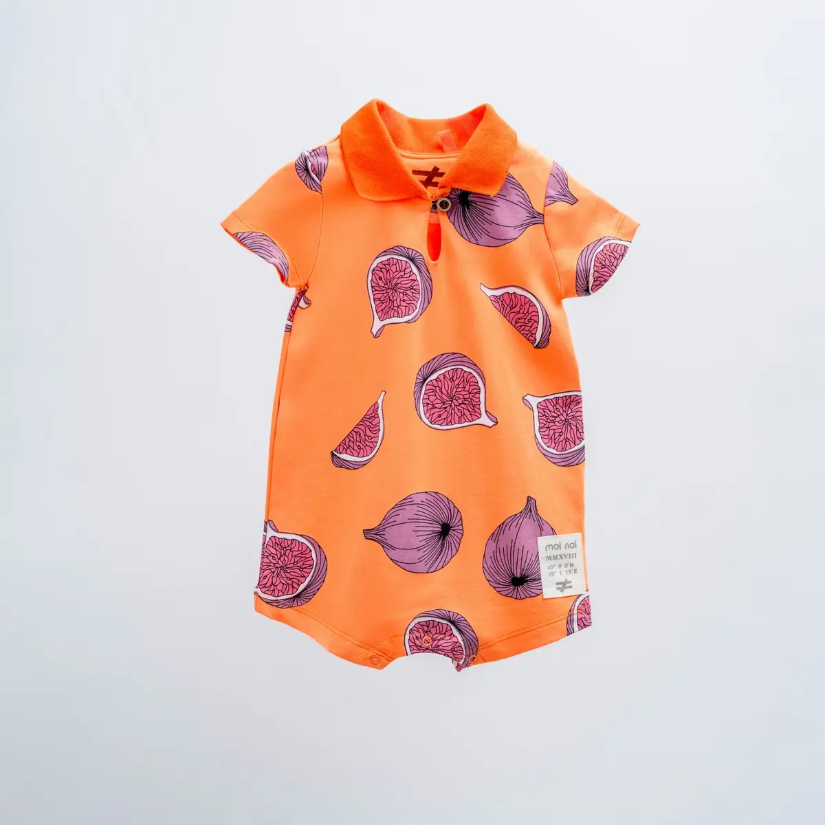 Moi Noi Tulum Yakalı Turuncu Moi Noi Tulum Yakalı Turuncu