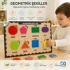 Ca Games Ahşap Tutmalı Puzzle Geometrik Şekiller