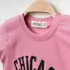 Winimo T-Shirt Chicago Baskılı Pembe