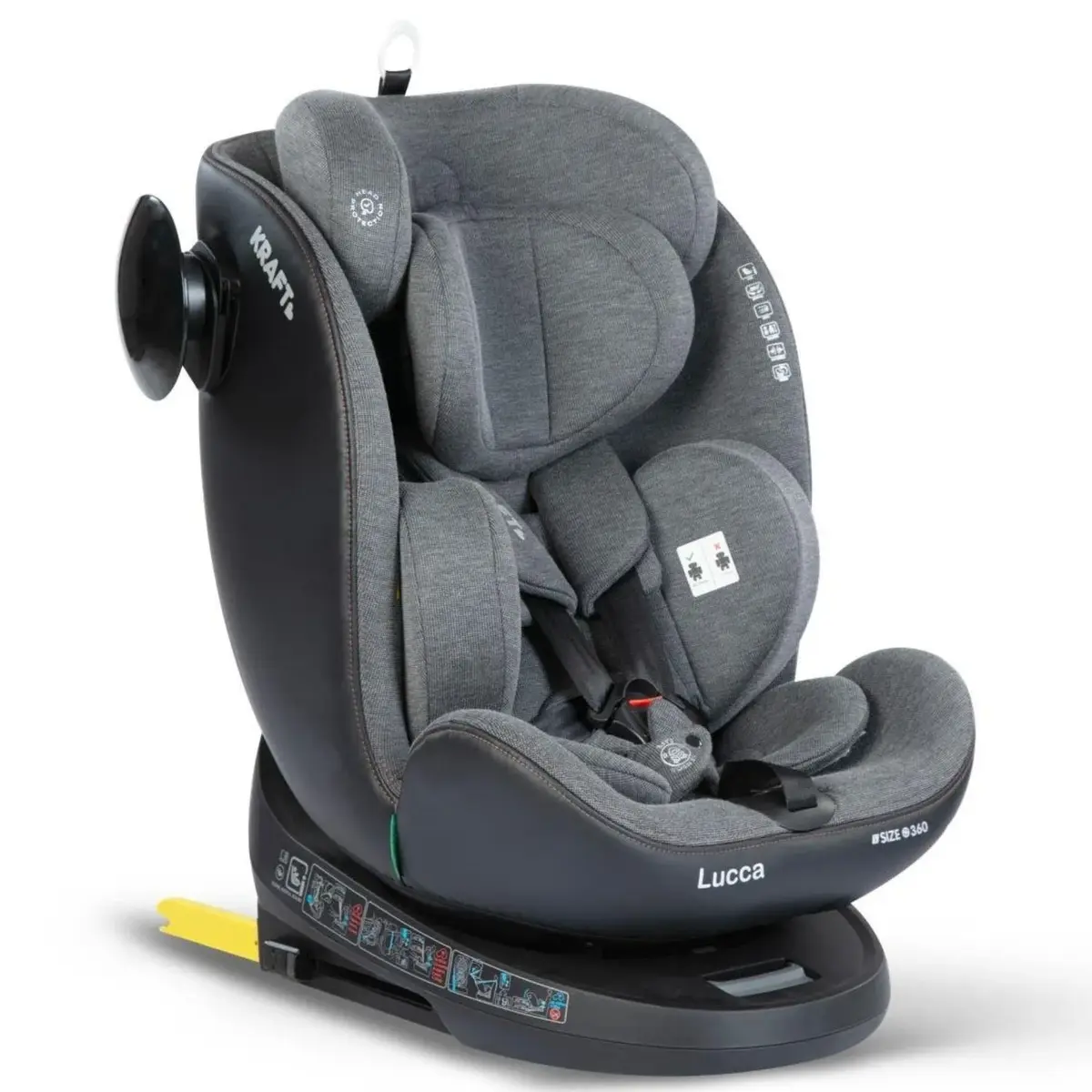 Kraft Lucca I-Size Oto Koltuğu 0-36 Kg Grey