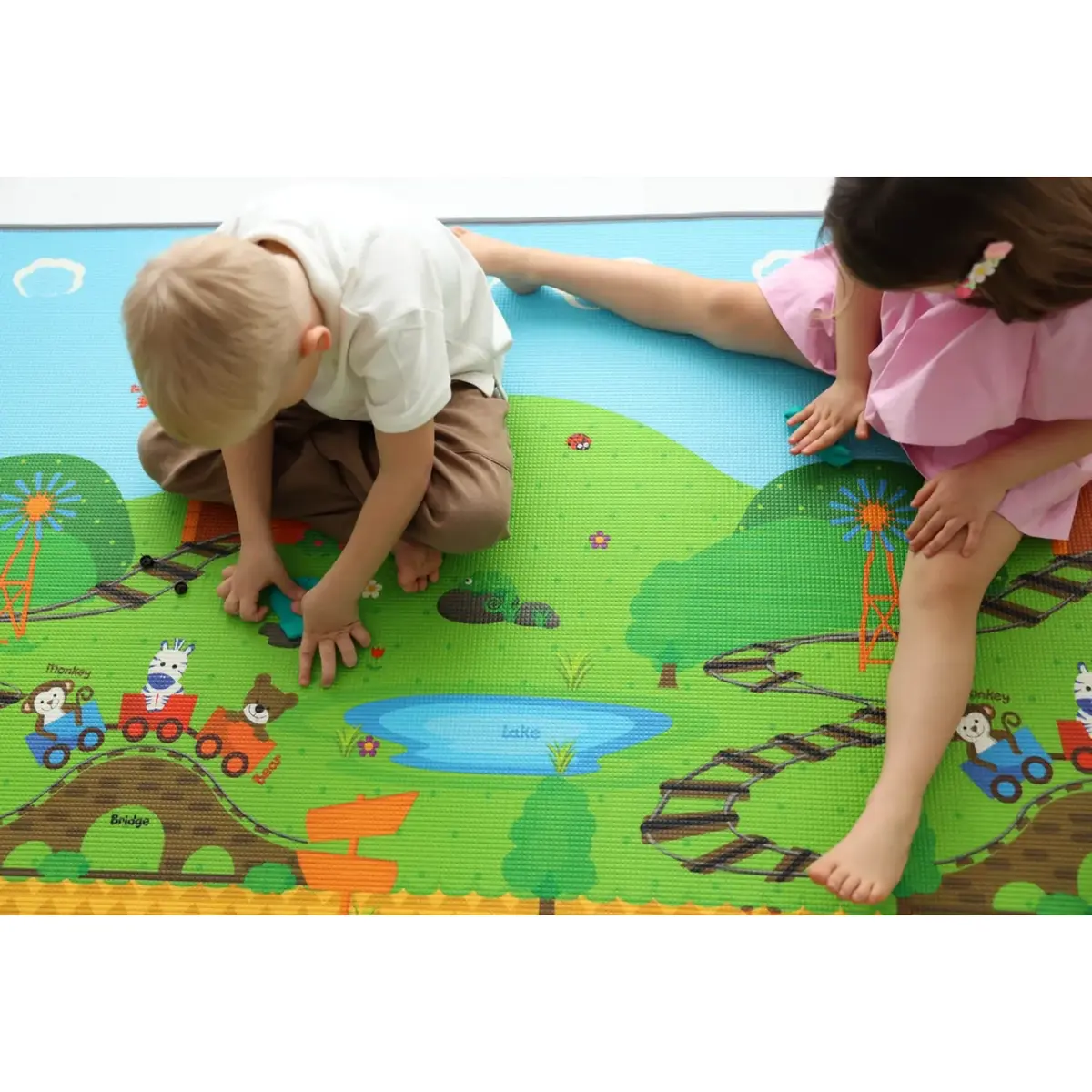 Coolmats Araba Yarışı-Hayvanat Bahçesi 140x200x1