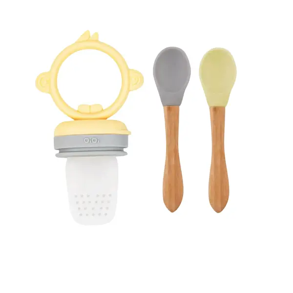 Oioi Püre Meyve Ve Sevze Alıştırıcı, Mama Kaşığı 2li Mellow Yellow