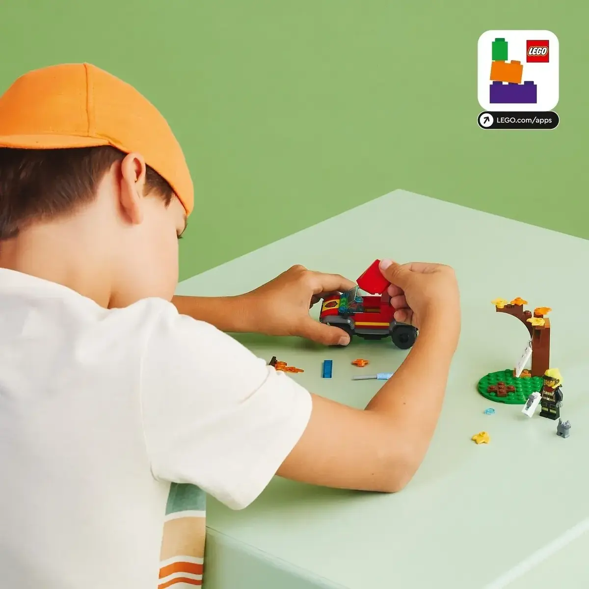 LEGO City 4x4 İtfaiye Kamyonu Kurtarma Operasyonu 60393