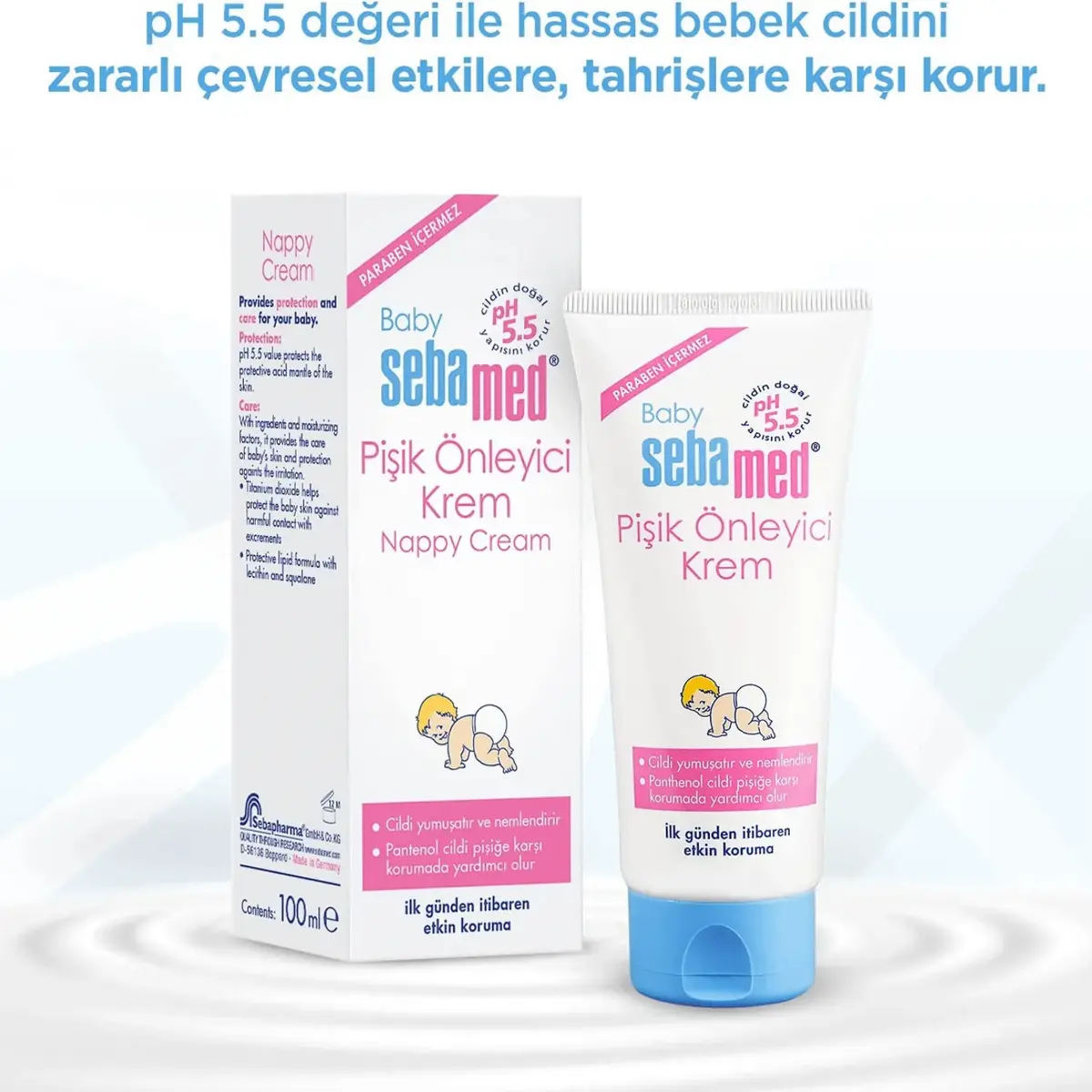 Sebamed Bebek Pişik Kremi 100 ml x3