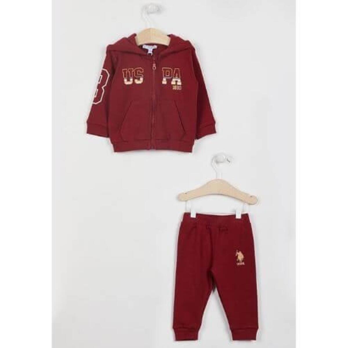 U.S Polo 3lü Takım Bordo
