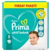 Prima Aktif Bebek Bezi 8 Beden 17+ Kg 31li Fırsat Paket 