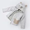 Bibaby Organik Hırka Hug Me Bear Kar Melanj