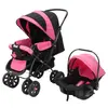 Duux Cruze Travel Sistem Bebek Arabası Pembe