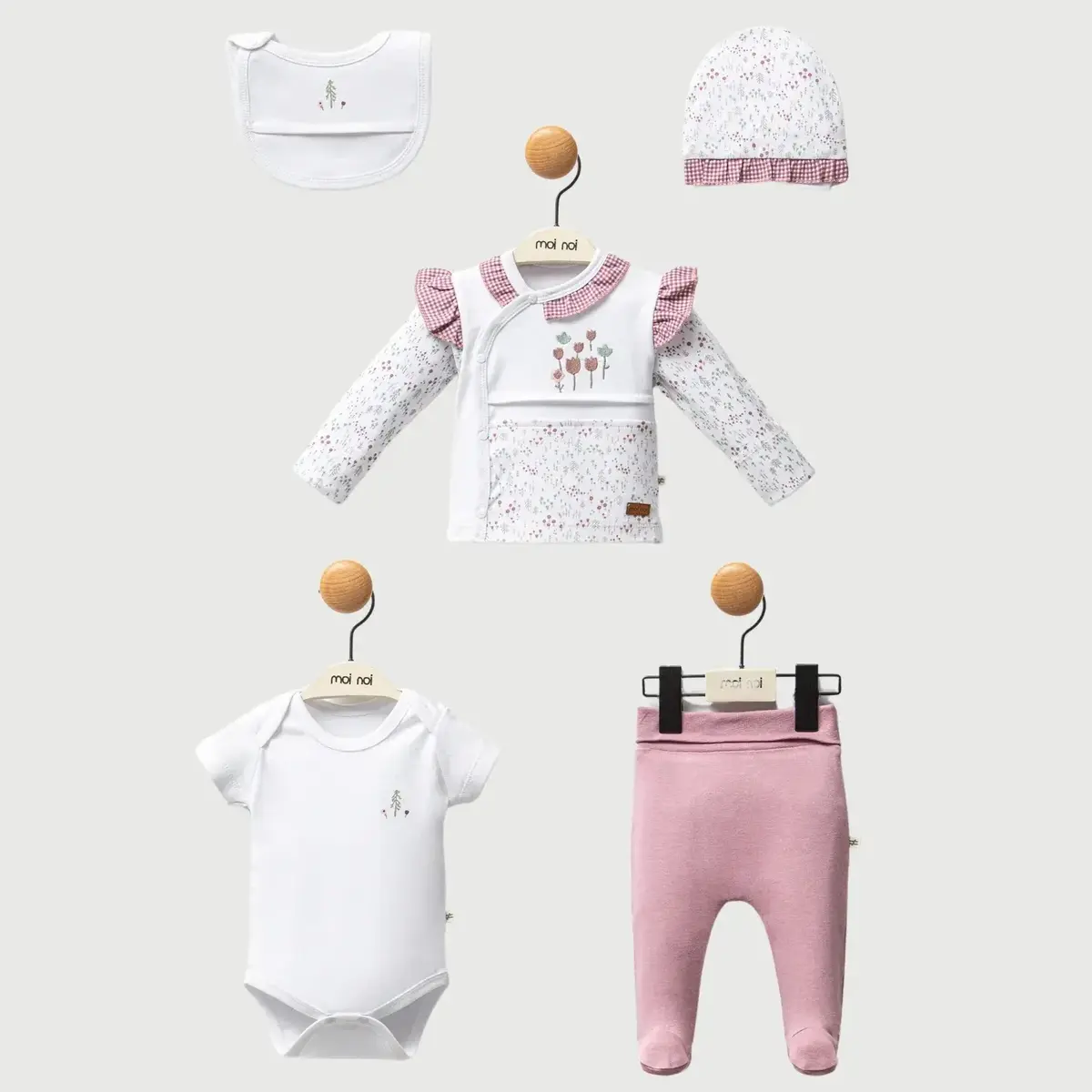 Moi Noi Hastane Çıkışı 5li Çam Mürdüm