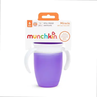 Munchkin Mucize 360 Alıştırma Bardağı 207 ml Mor