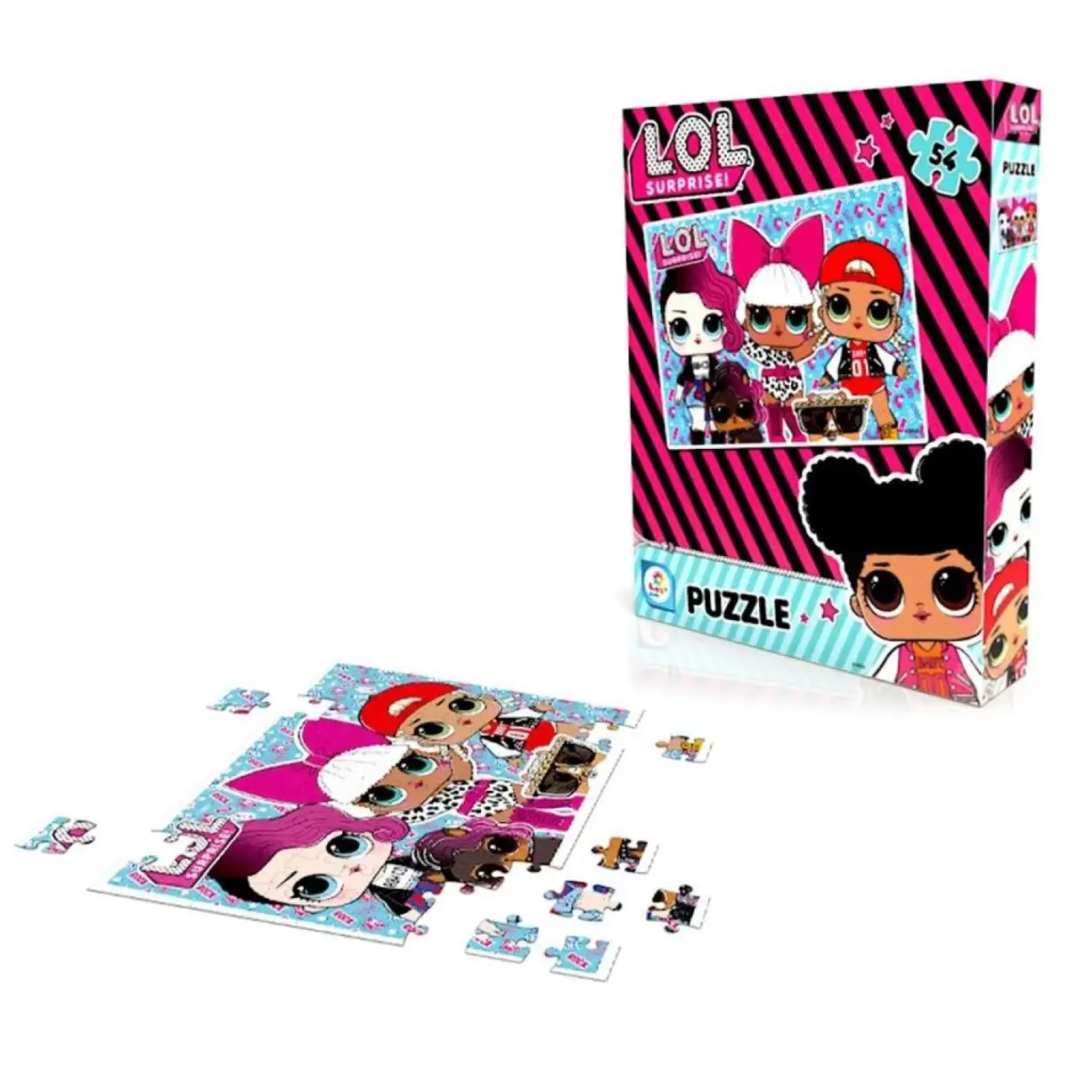 Laço Kids Lol 54 Parça Kutu Puzzle