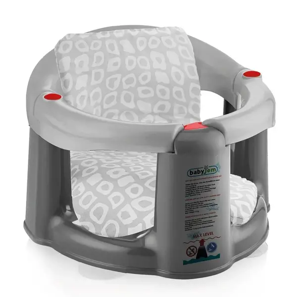 Babyjem Mama Oturağı Minderi Kare Gri 