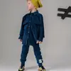 Moi Noi 2li Takım Gömlek Kadife Koyu Mavi