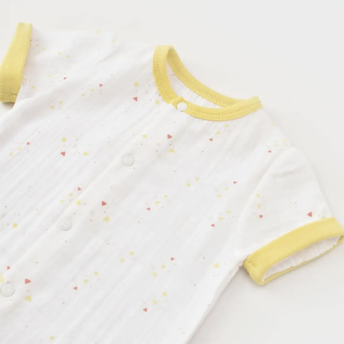 Bibaby Organik Tulum Şortlu Baby Racoon Vanilla Ice