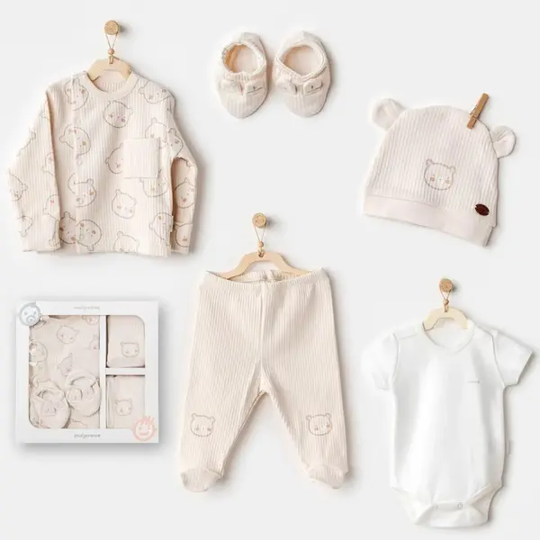 Andy Wawa Hastane Çıkışı 5li Bear Time Açık Bej