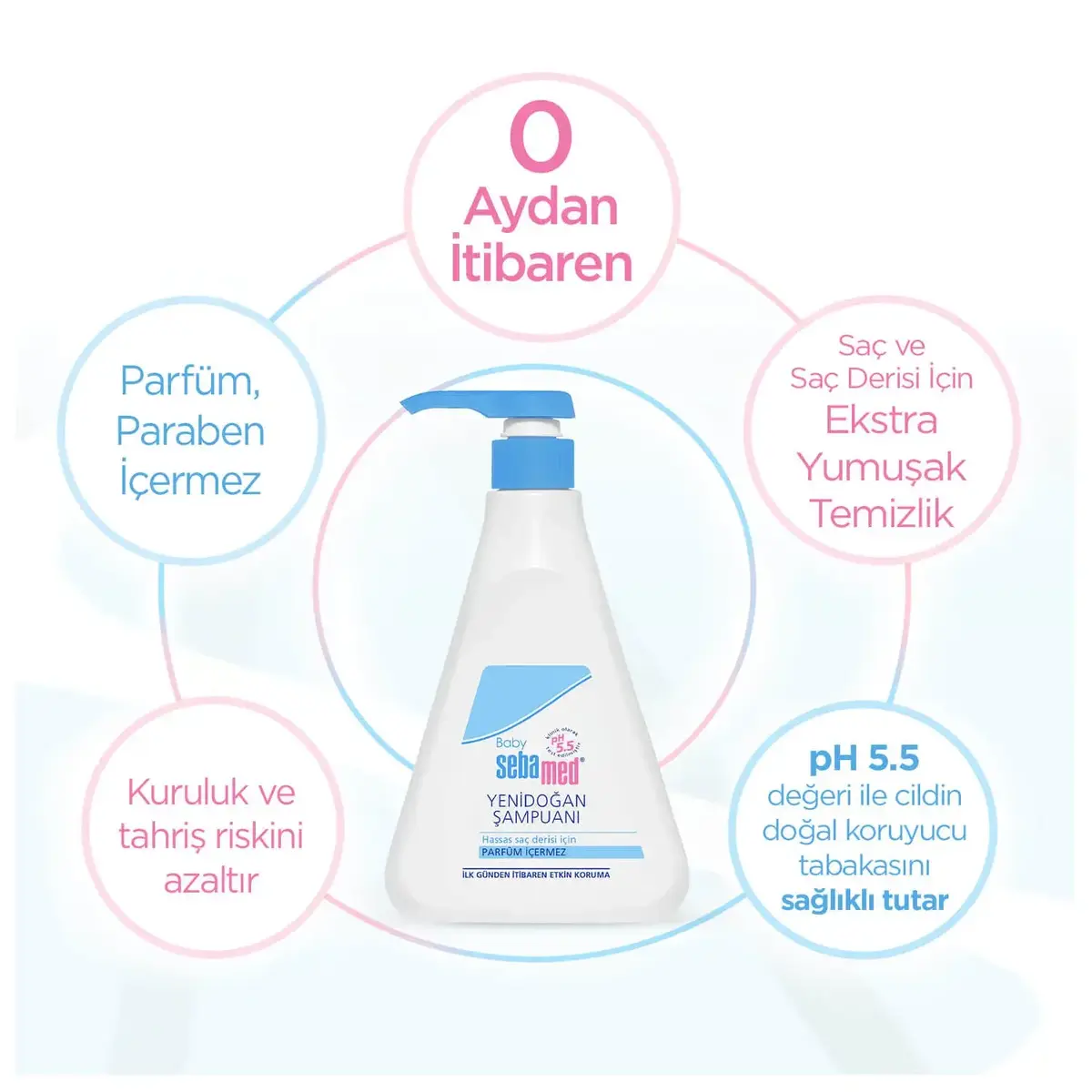 Sebamed Bebek Yenidoğan Şampuanı 500 ml