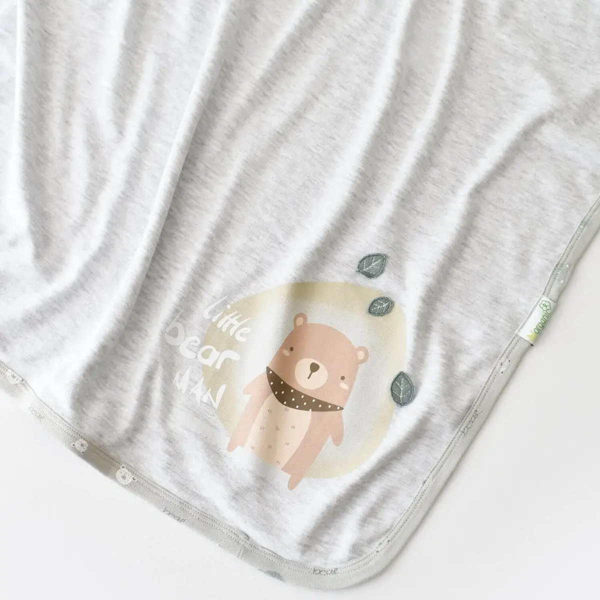 Bibaby Organik Battaniye Hug Me Bear Kar Melanj