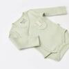 Bibaby Organik Body Kruvaze Eldivenli Soft Modal Yeşil