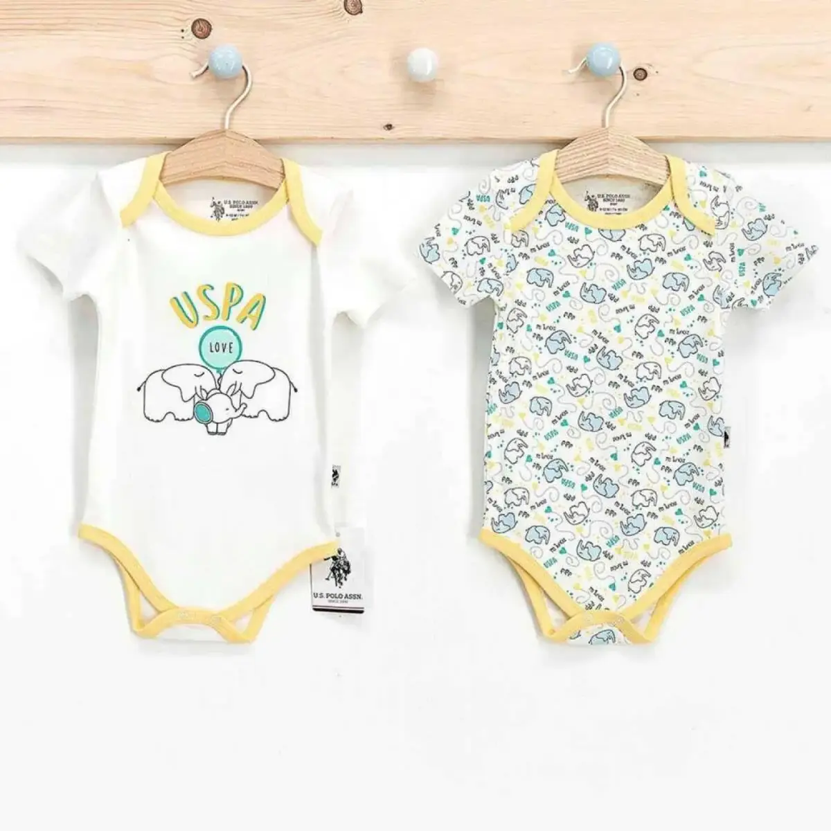 U.S Polo Body Kısa Kol 2li Sarı